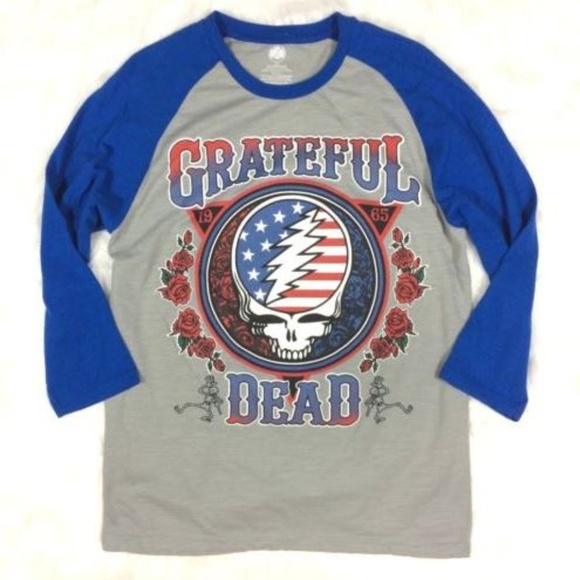 grateful dead baseball shirt